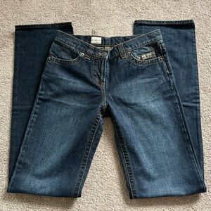 Calvin Klein Jeans Brand New Mid-Rise Straight-leg Bootcut Jeans, Size 26